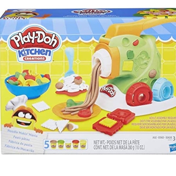 Play-doh Lot of 3 sets Pizza Oven Ice cream maker and Pasta maker with 15 dohs - Picture 8 of 8